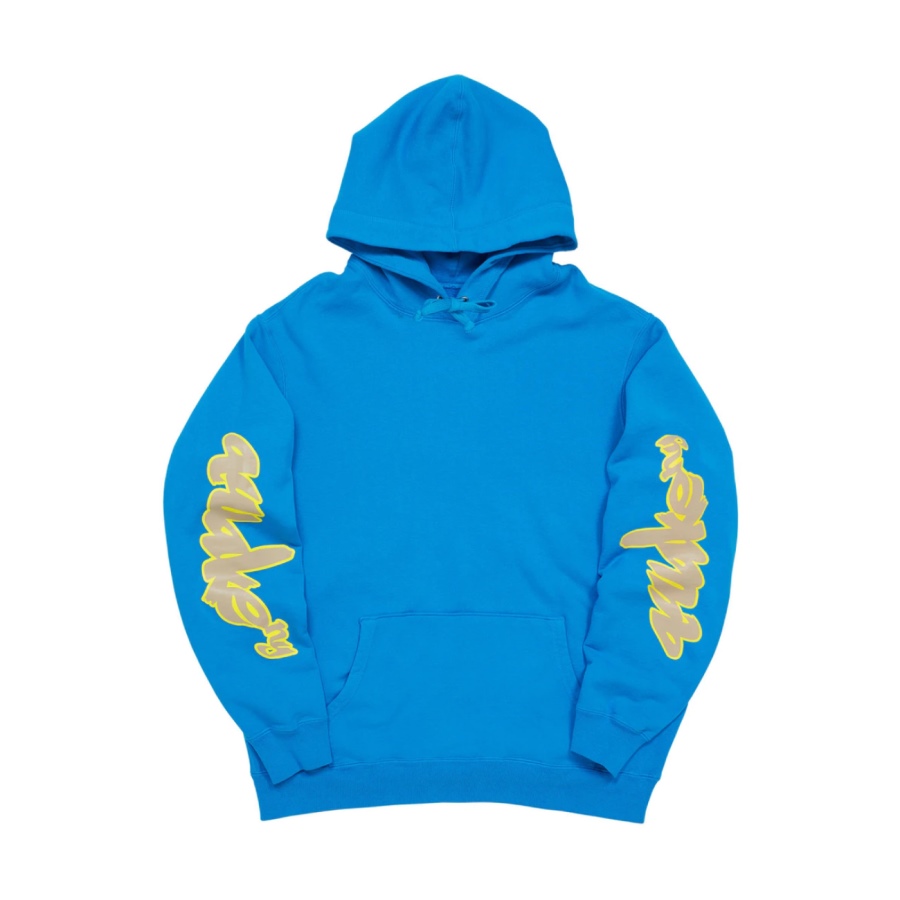 Awake-Side-Sleeve-Logo-Hoodie-Blue