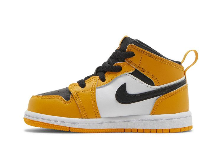 Кроссовки Air Jordan 1 Mid TD 'Reverse Yellow Toe'