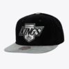 Mitchell-Ness-Black-Silver-Los-Angeles-Kings-Vintage-Sueduroy-Snapback-Hat-100x100