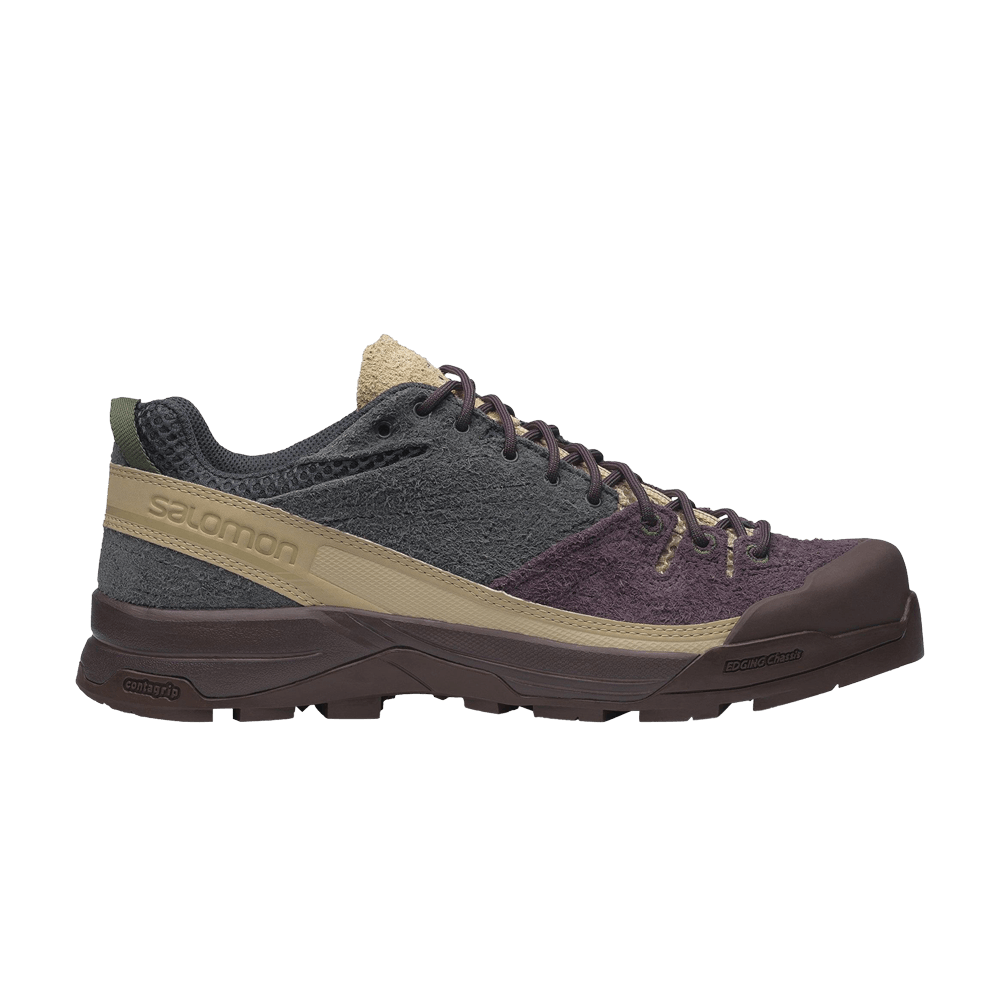 Кроссовки Salomon X-ALP Suede 'Plum Perfect Nine Iron'