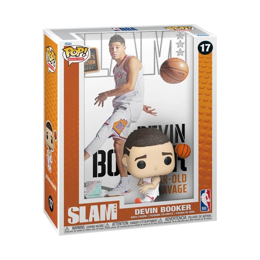 Коллекционная фигурка Funko Devin Booker SКоллекцlam Magazine Cover NBA Pop Vinyl