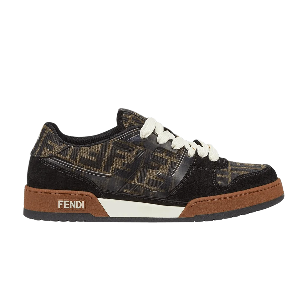 Krossovki-Fendi-Match-FF-Jacquard-Brown-Black