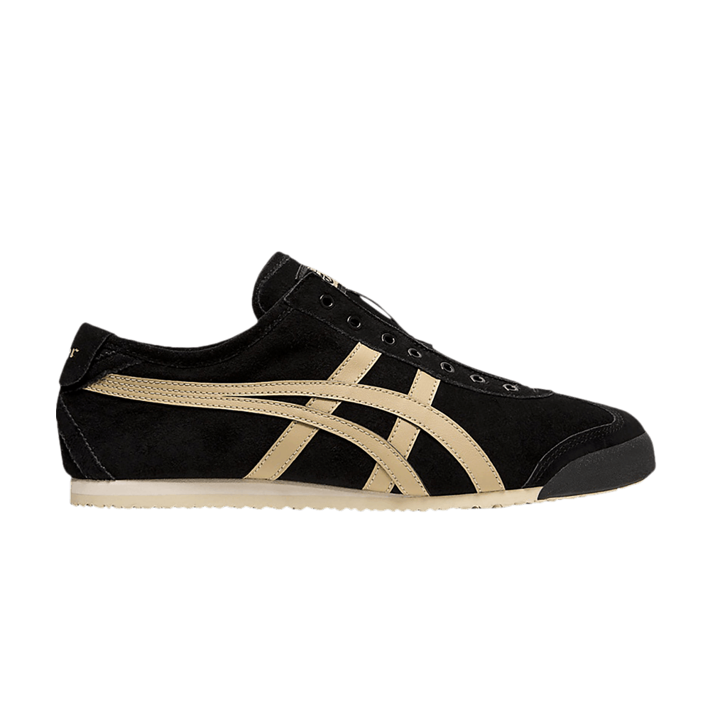 Кроссовки Onitsuka Tiger Mexico 66 Slip-On 'Black Wood Crepe'