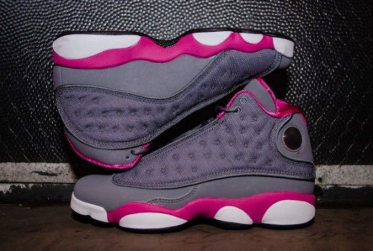 Кроссовки Air Jordan 13 Retro GS 'Grey Fusion Pink'