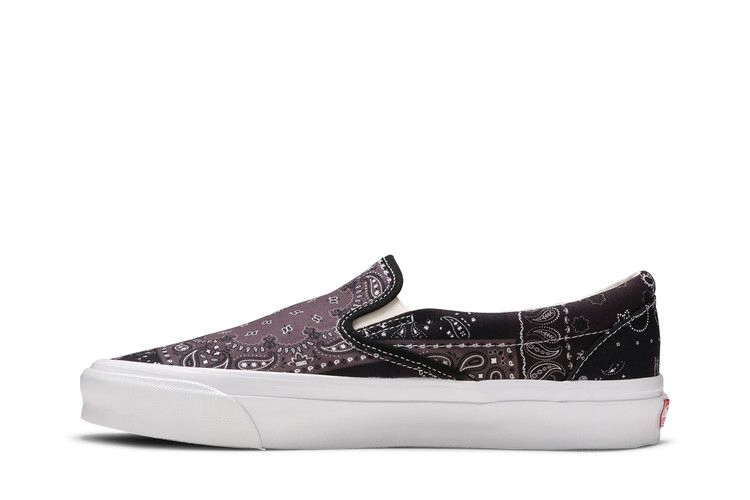 Кроссовки Vans Kith x Vault OG Classic Slip-On LX 'Bandana - Moonless Night'