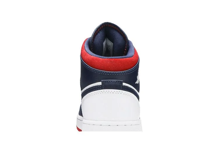 Кроссовки Air Jordan 1 Mid GS 'USA Olympic'