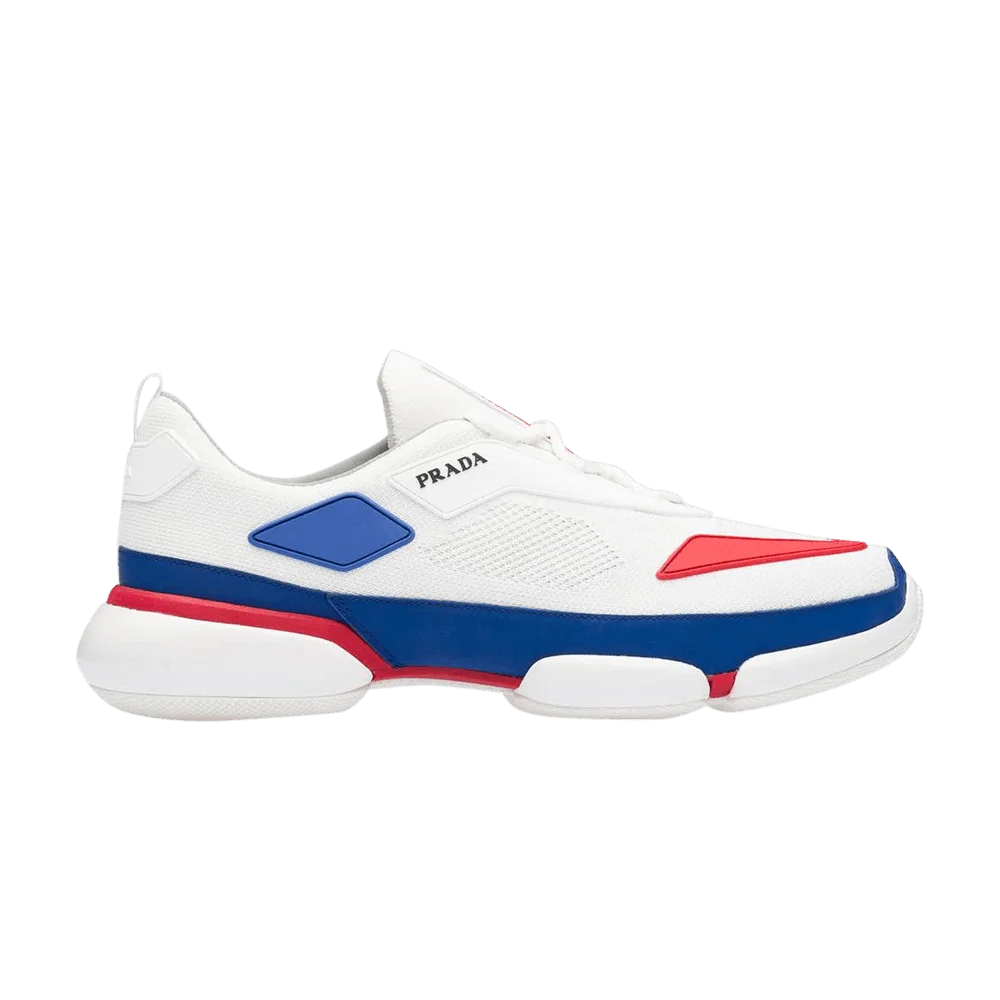Кроссовки Prada Cloudbust Knit 'White Blue Red'