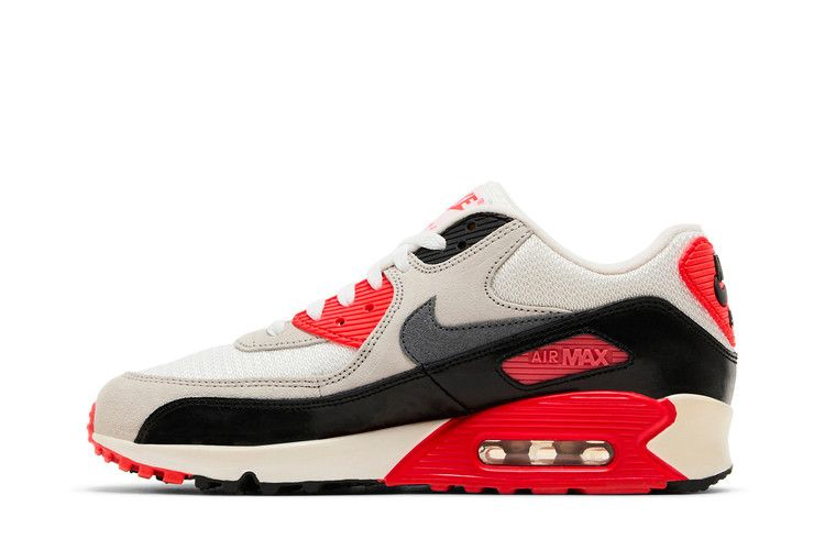 Кроссовки Nike Air Max 90 Premium Mesh GS 'Infrared'