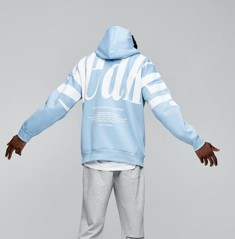 Худи Ehot Sneaker Blue Hoodie
