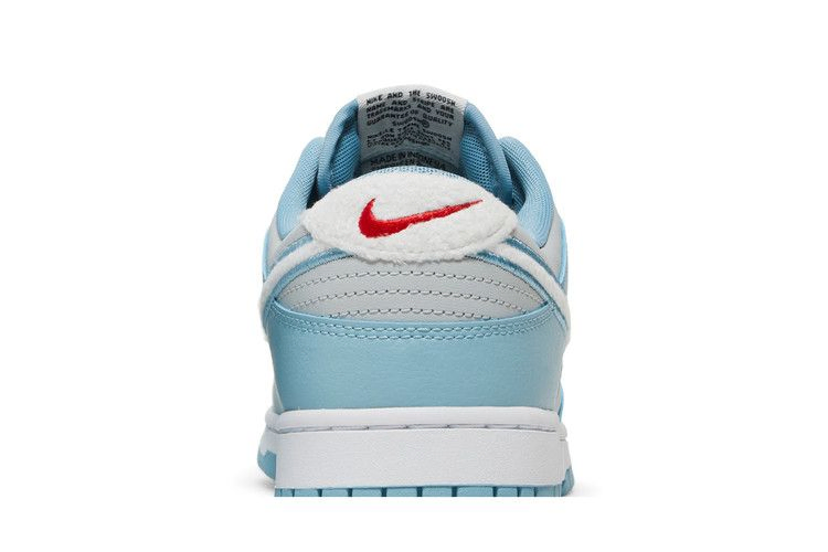 Кроссовки Nike Dunk Low 'Fleece Swoosh - Light Blue'