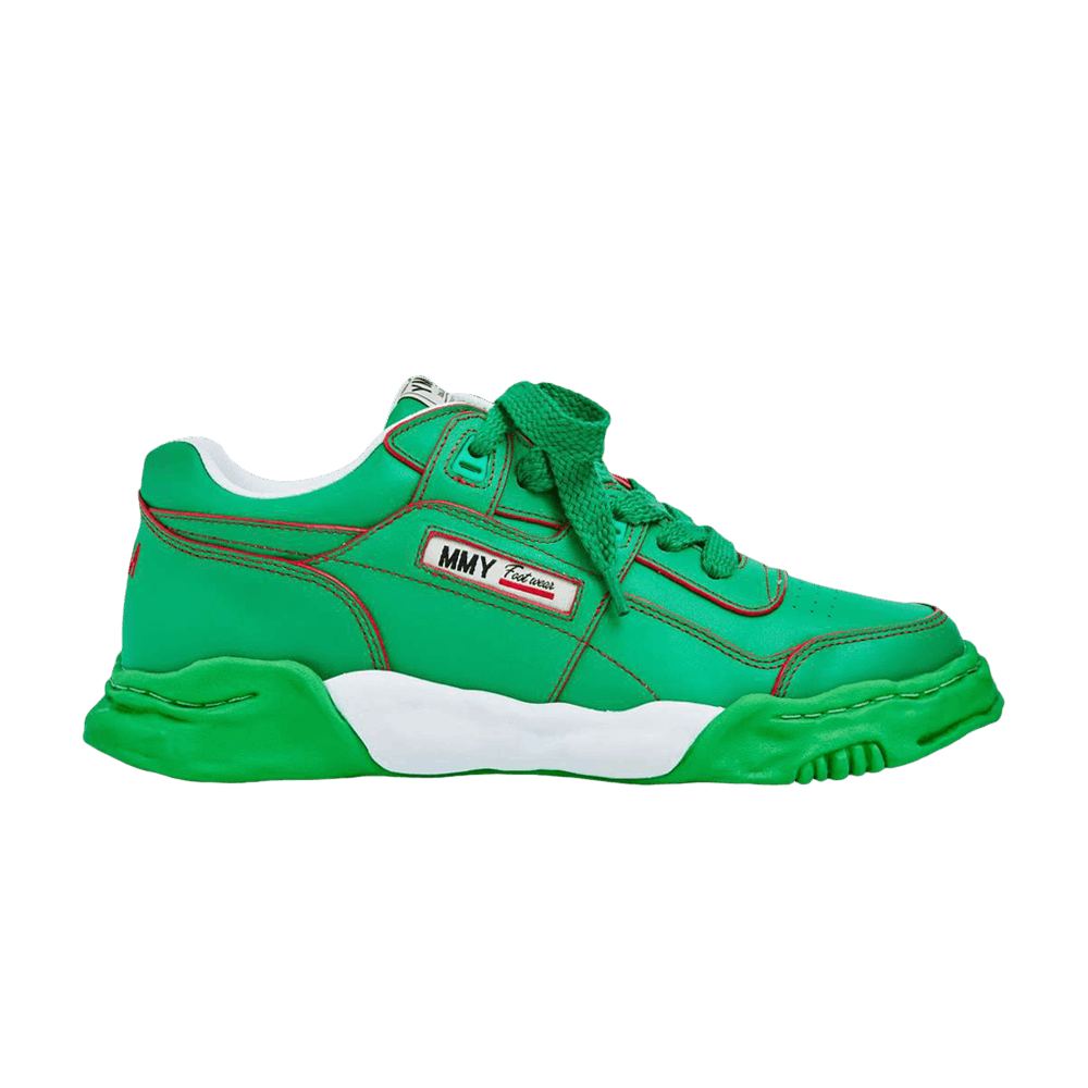 Кроссовки Maison Mihara Yasuhiro Parker OG Sole Leather Low 'Green'