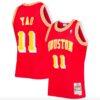 2004-05-Houston-Rockets-11-Yao-Ming-Mitchell-Ness-Hardwood-Red-Jersey-1-100x100