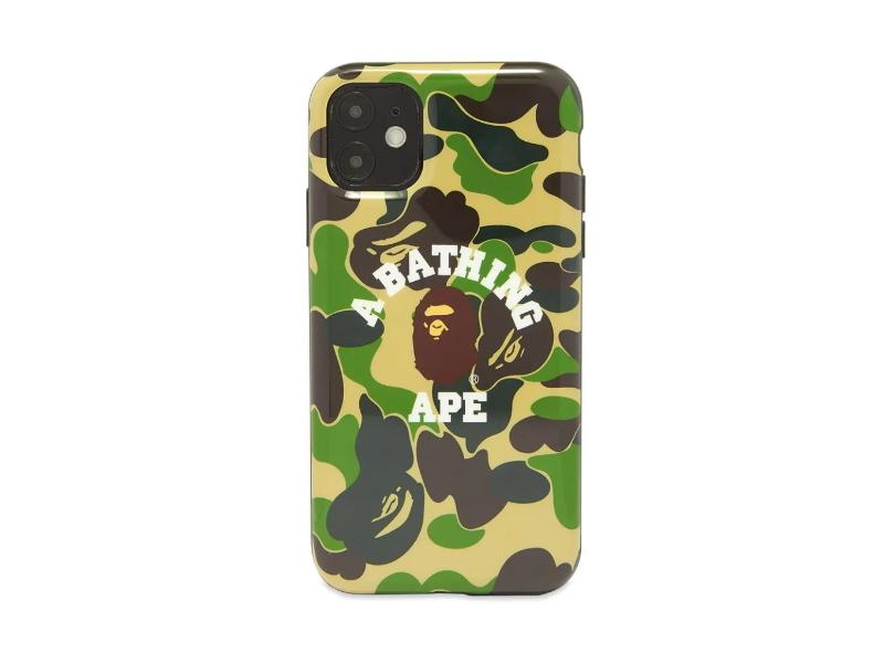 Защитный чехол BAPE ABC Camo College iPhone 11 Case Green