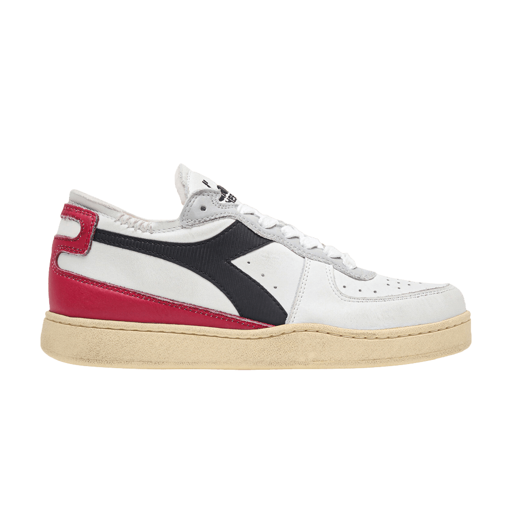 Кроссовки Diadora Mi Basket Row Cut 'White Garnet Black'