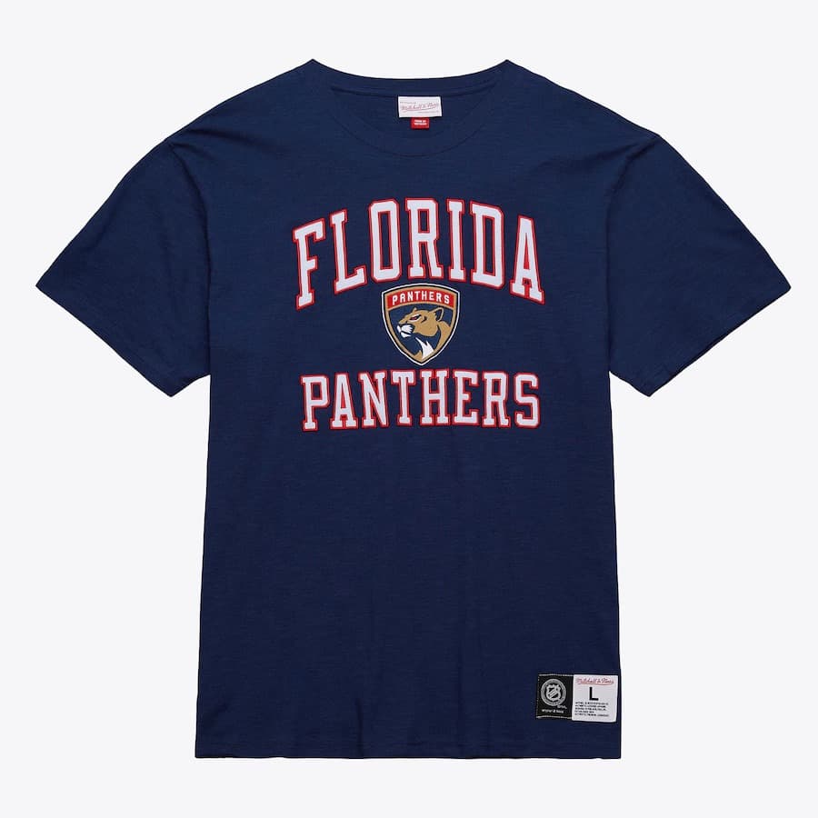 Футболка Mitchell & Ness Navy Florida Panthers Legendary Slub T-Shirt