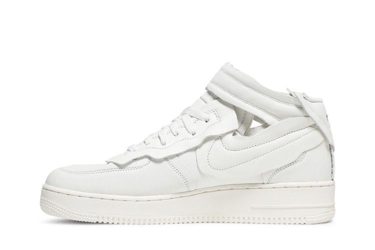 Кроссовки Comme des Garçons x Nike Air Force 1 Mid 'Triple White'
