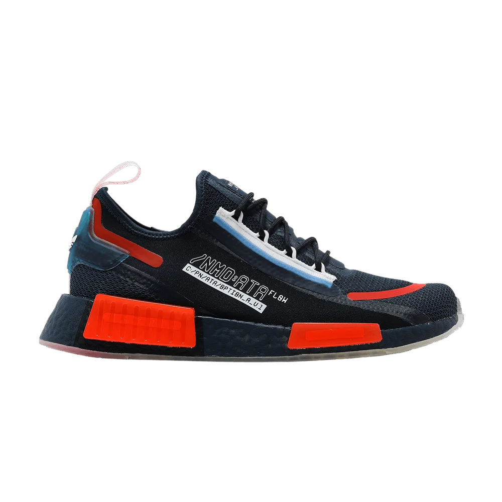 Кроссовки Adidas NMD_R1 Spectoo 'Crew Navy Solar Red'