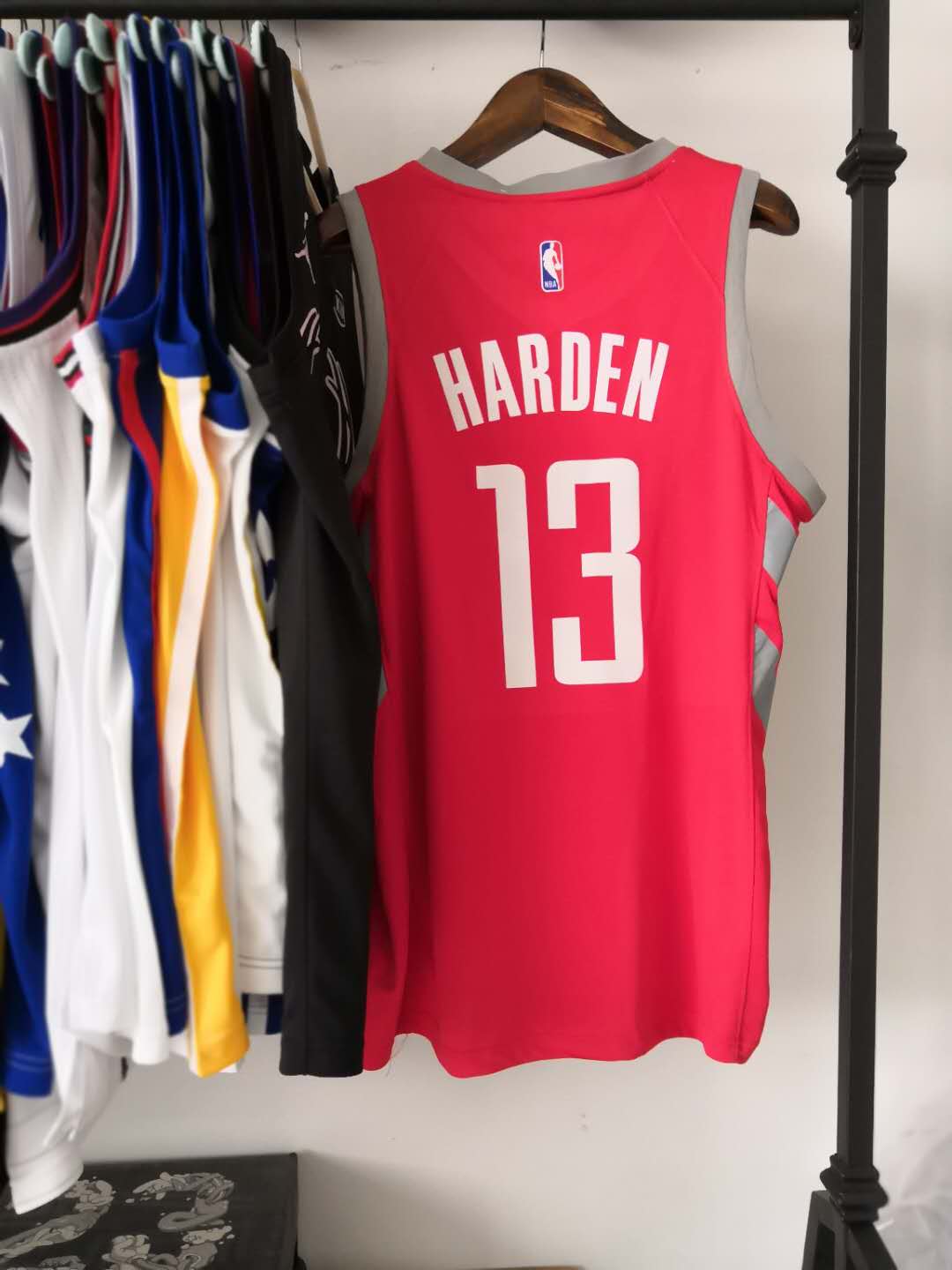 Баскетбольная джерси 2017-18 James Harden Houston Rockets #13 City Red
