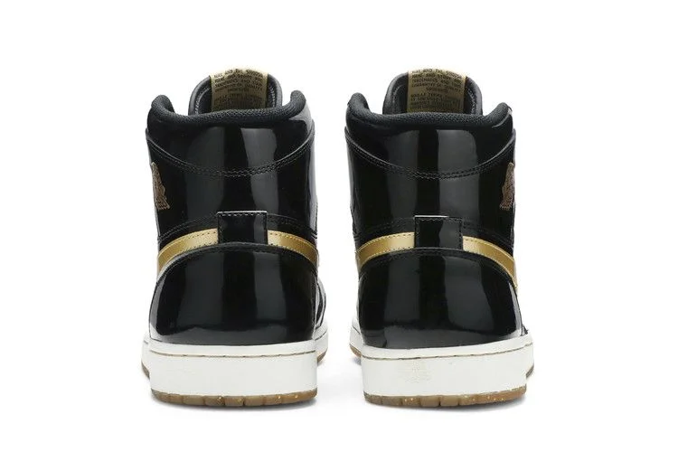 Кроссовки Air Jordan 1 Retro High OG 'Black Gold PL'