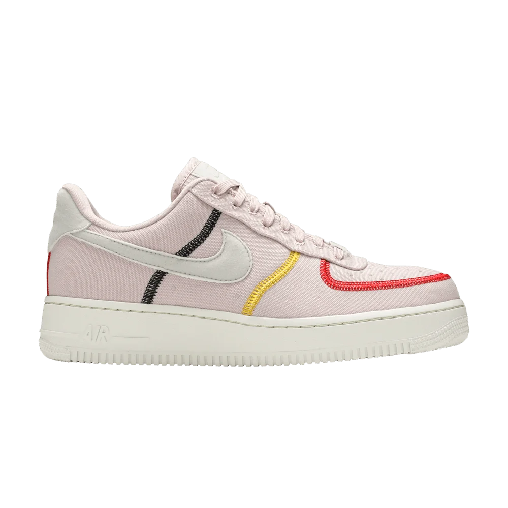 Nike Wmns Air Force 1 '07 Low LX 'Stitched Canvas - Siltstone Red'
