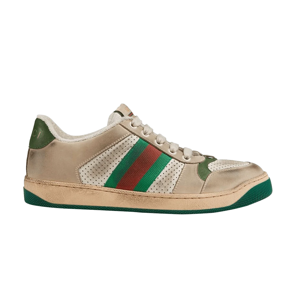 Кроссовки Gucci Wmns Screener 'Distressed Green Orange'
