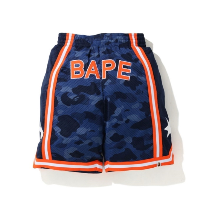 Спортивные шорты BAPE Color Camo Wide Basketball Shorts Navy