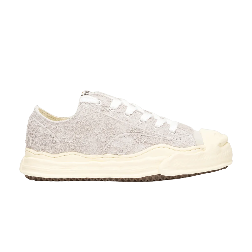 Krossovki-Maison-Mihara-Yasuhiro-Hank-Vintage-Sole-Broken-Suede-Low-White