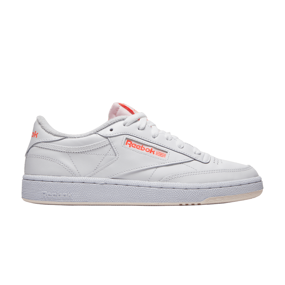 Кроссовки Reebok Wmns Club C 85 'White Orange Flare'