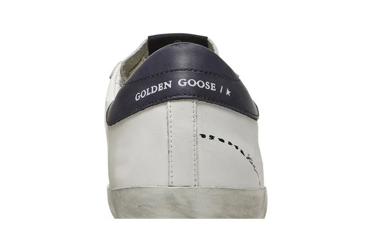 Кроссовки Golden Goose Superstar 'White Dark Blue'