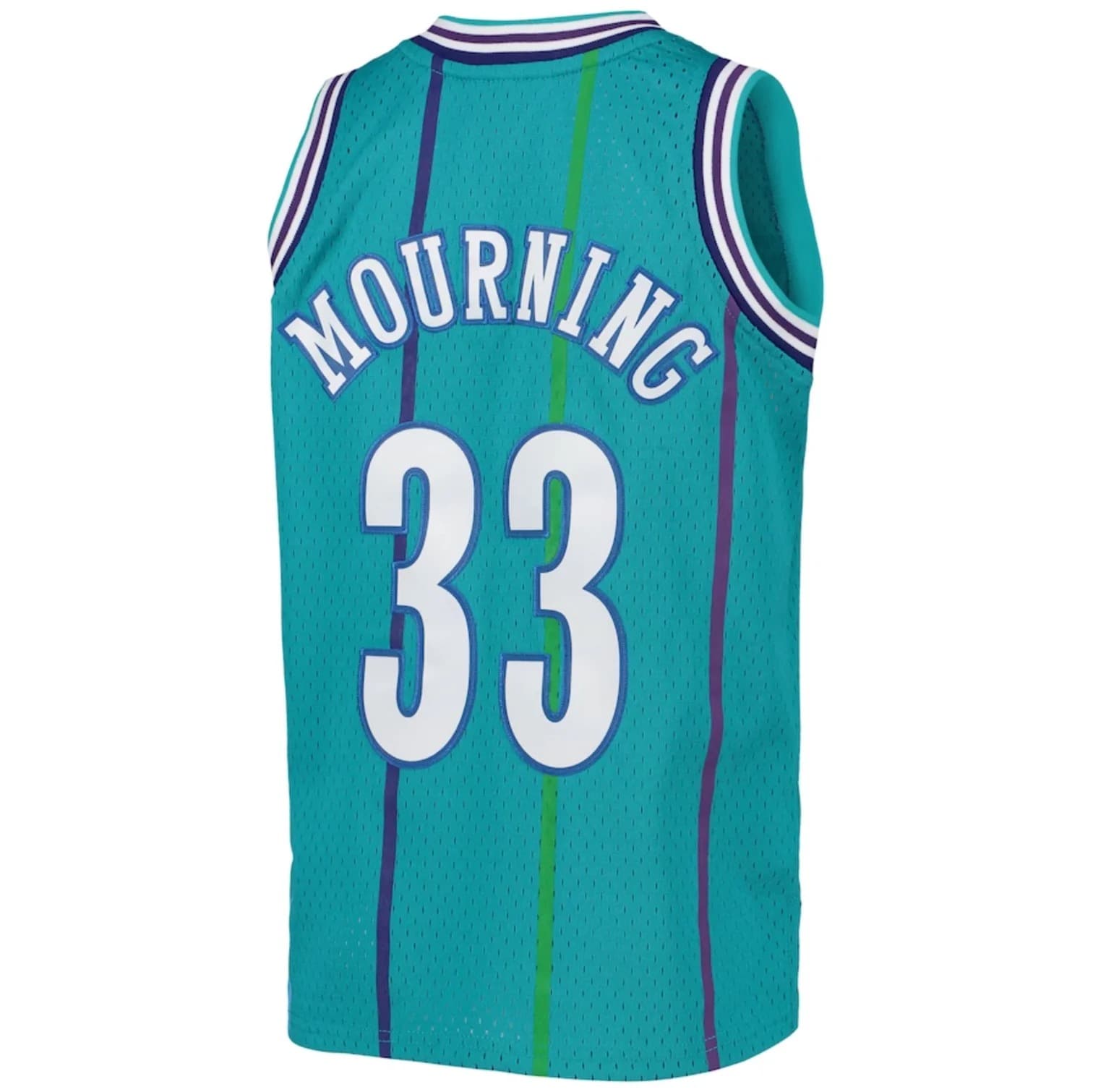 Mitchell-Ness-Alonzo-Mourning-Hornets-HWC-Youth-NBA-Swingman-Jersey-5