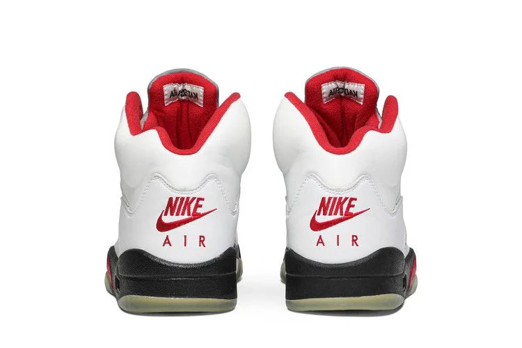 Кроссовки Air Jordan 5 Retro 'White Fire Red' 2000