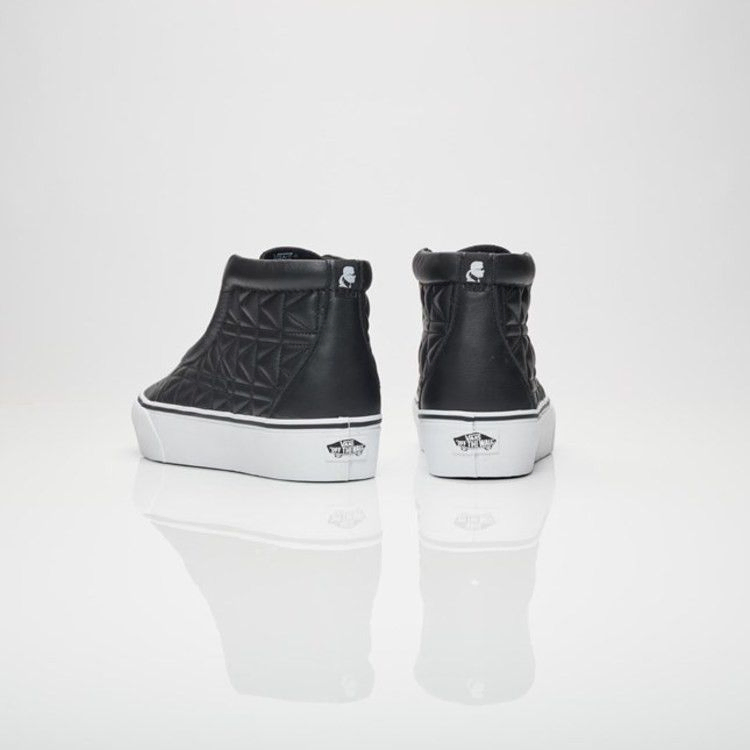 Кроссовки Vans Karl Lagerfeld x Sk8-Hi Laceless Platform 'Quilt'