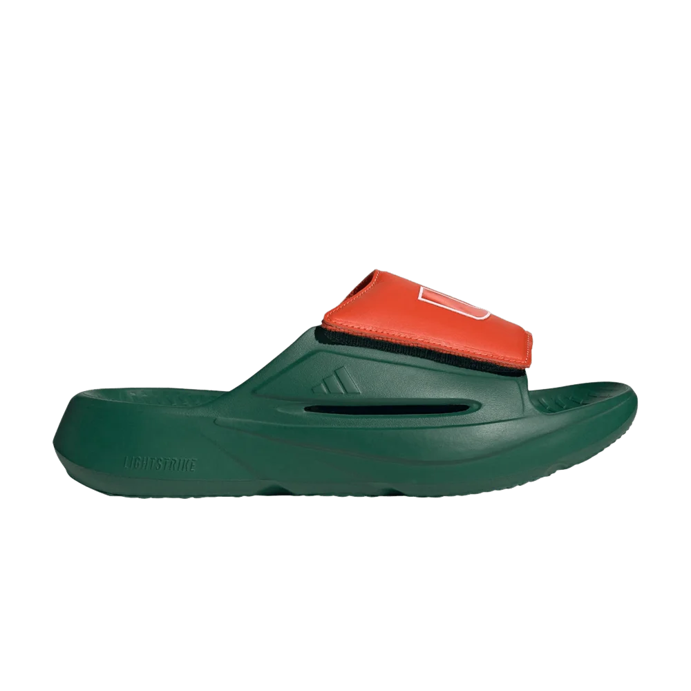 NCAA x adidas Lightblaze Slide 'Miami Hurricanes'