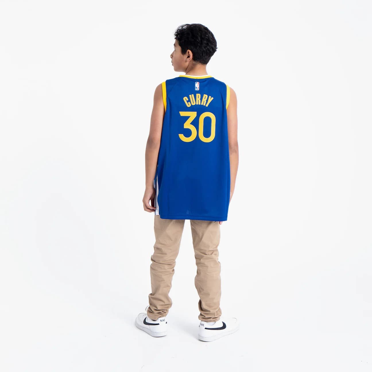 2022-23-Golden-State-Warriors-Stephen-Curry-30-Youth-Icon-Edition-Blue-Jersey-7