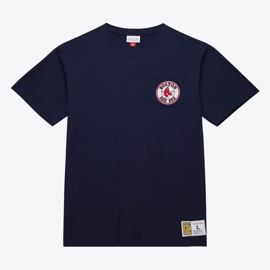 Футболка Mitchell & Ness Navy Boston Red Sox T-Shirt
