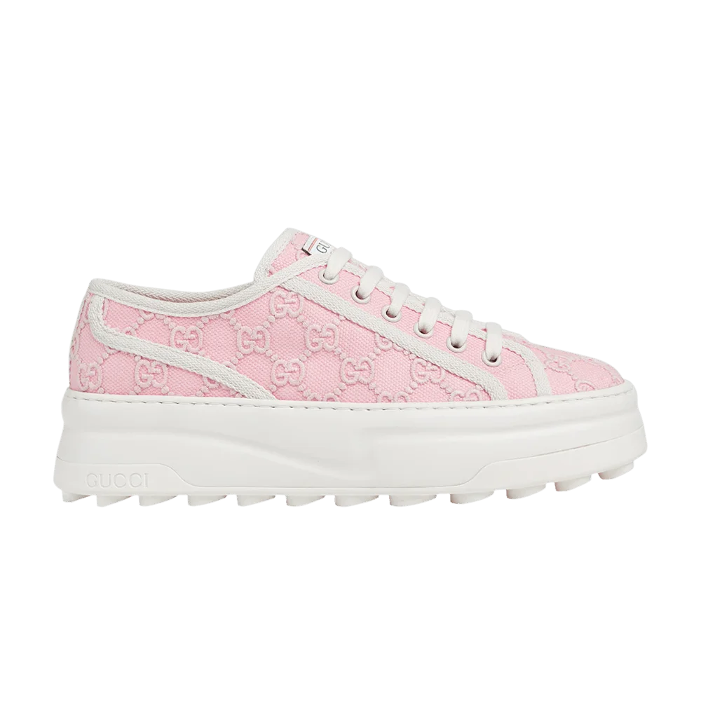 Krossovki-Gucci-Wmns-Tennis-1977-Low-Pink-GG-Embroidery