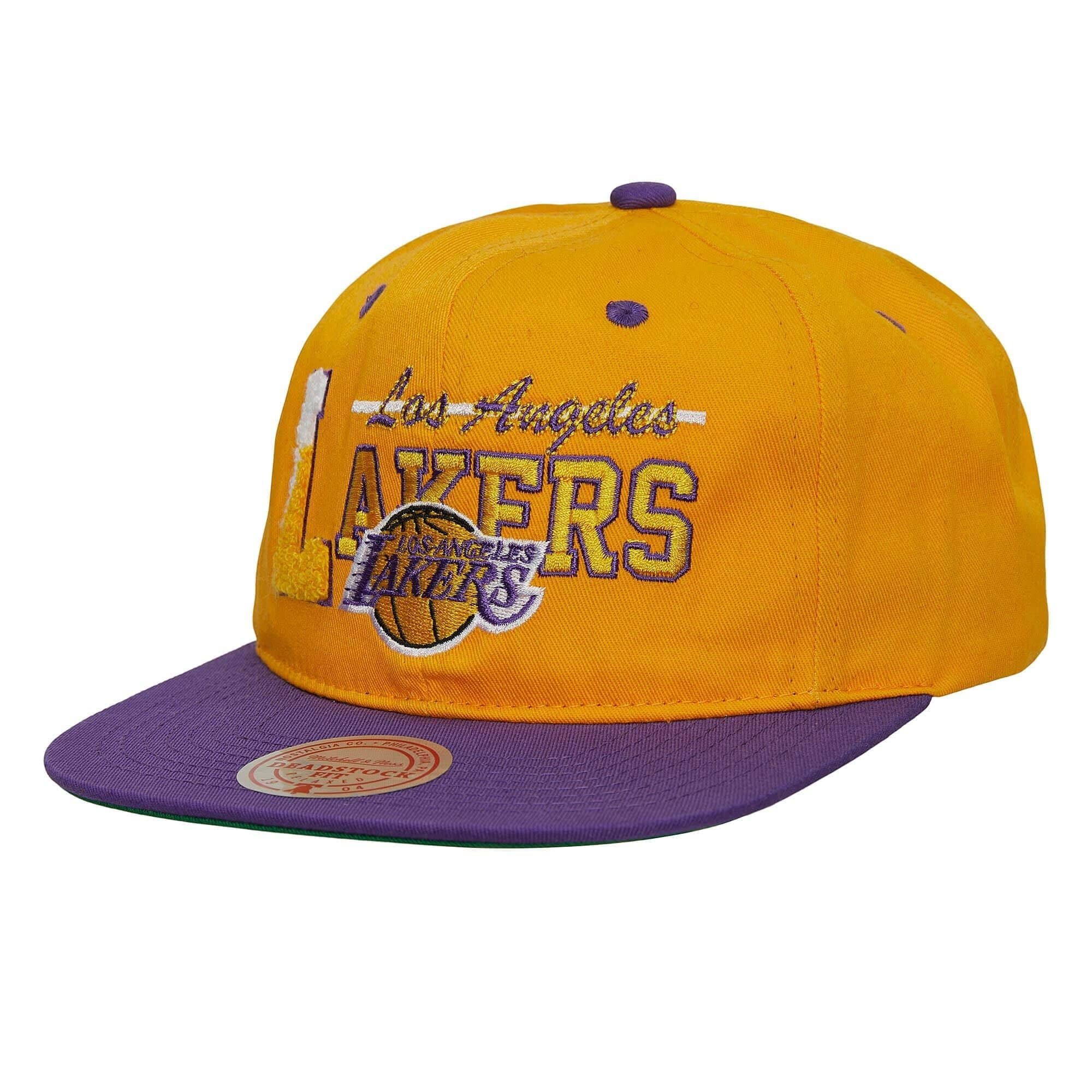 Бейсболка Mitchell & Ness Varsity Letter Snapback HWC Los Angeles Lakers Hat