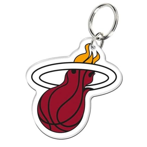 Брелок для ключей Wincraft Miami Heat Premium Acrylic Team Logo NBA Keyring