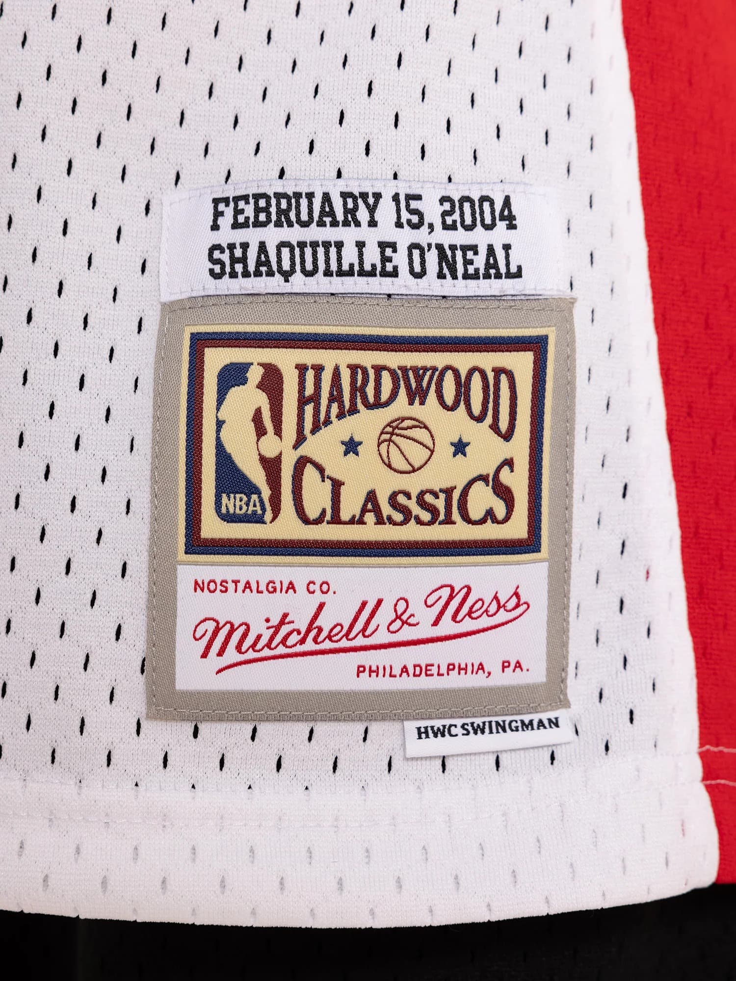 Баскетбольная джерси 2004 All Star Game Shaquille O’Neal #34 Hardwood Classics Throwback NBA Swingman White Jersey