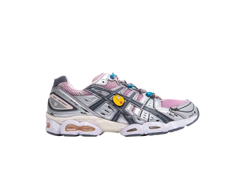 Кроссовки (di)vision x Asics Gel Nimbus 9 Crafts For Mind – Burgundy Wine
