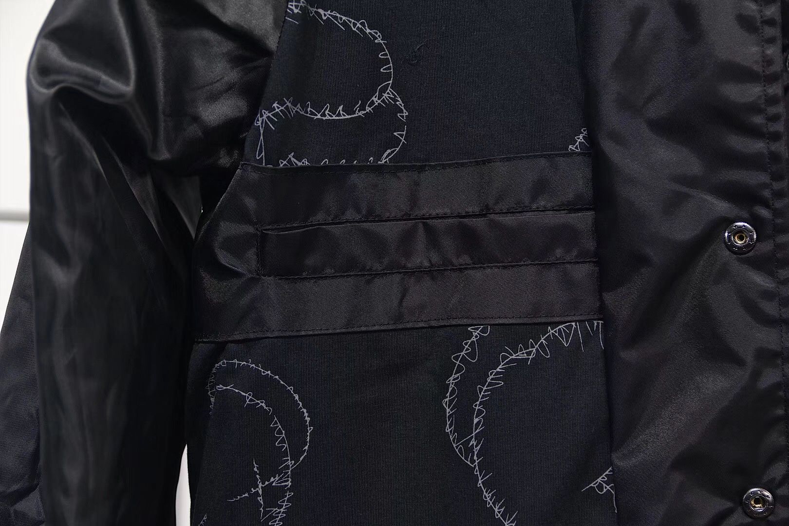 KAWS-x-Jordan-Satin-Coaches-Jacket-Black-6