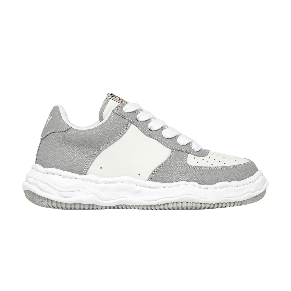 Кроссовки Maison Mihara Yasuhiro Wayne OG Sole Embossed Leather Low 'Grey White'