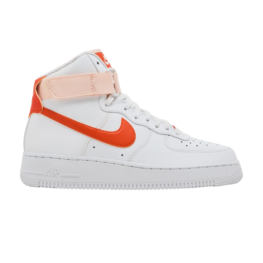 Кроссовки Nike Wmns Air Force 1 High 'White Orange Pearl'