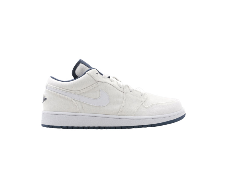 Кроссовки Air Jordan 1 Retro Canvas Low GS University Blue