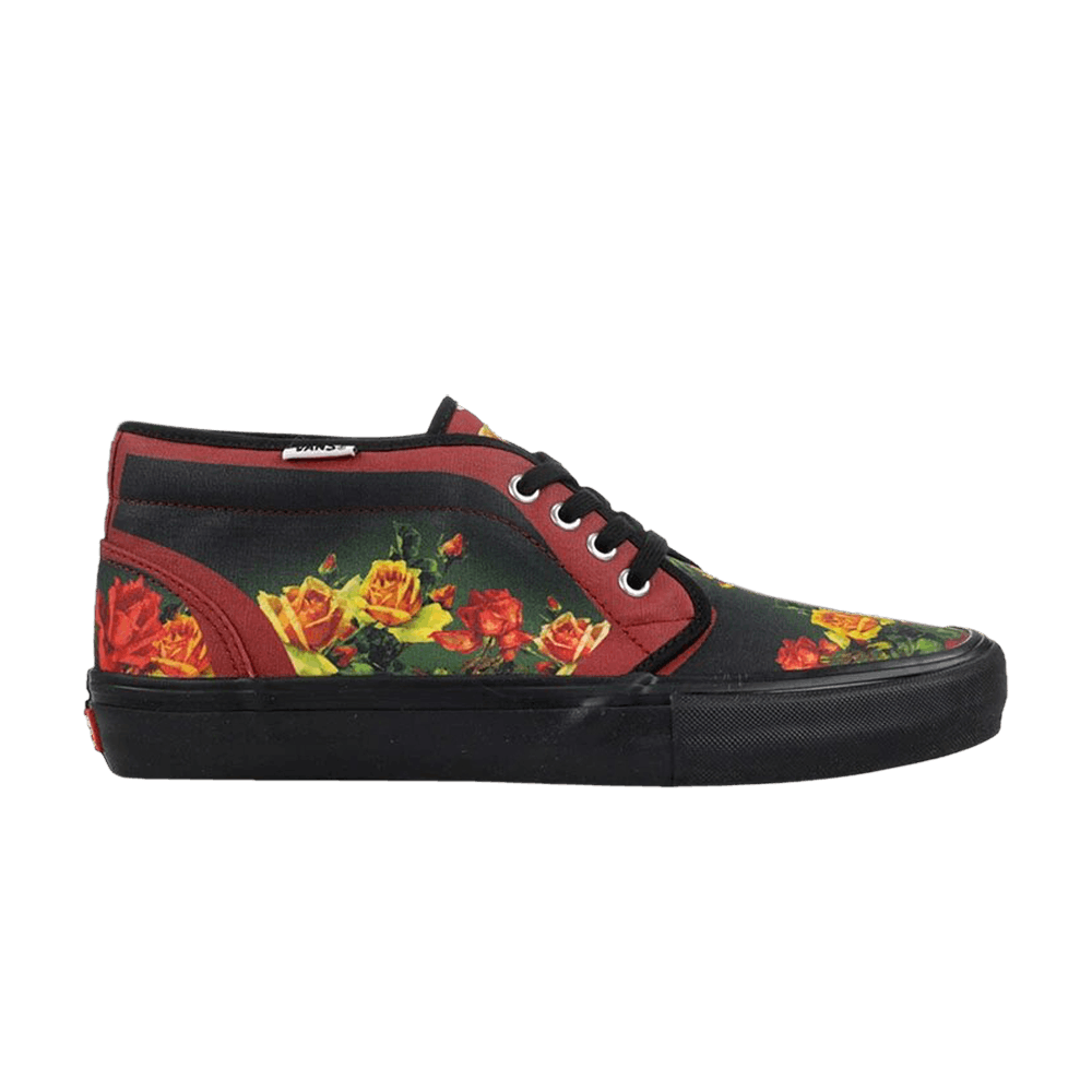 Кроссовки Supreme x Jean Paul Gaultier x Vans Chukka 95 'Burgundy Floral'