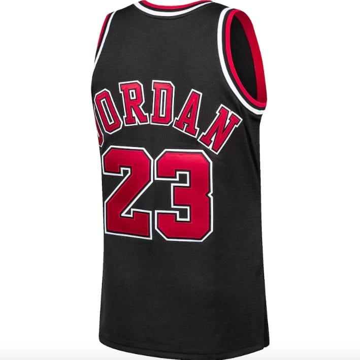 Баскетбольная джерси 1997-98 Chicago Bulls #23 Michael Jordan Mitchell & Ness Authentic Player Black Jersey