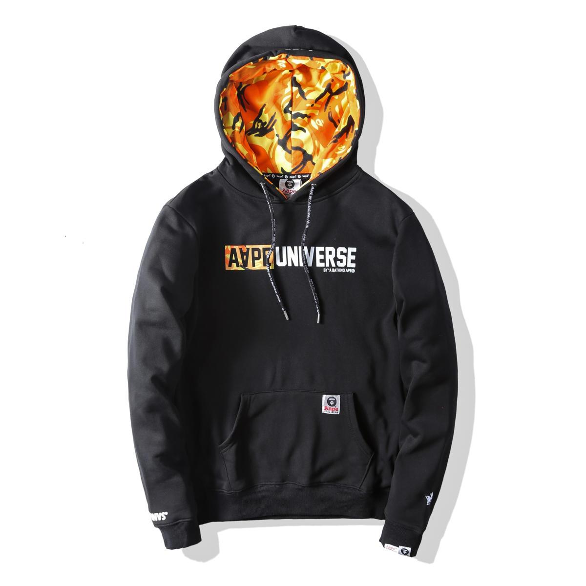 Худи AAPE Universe Orange Camo