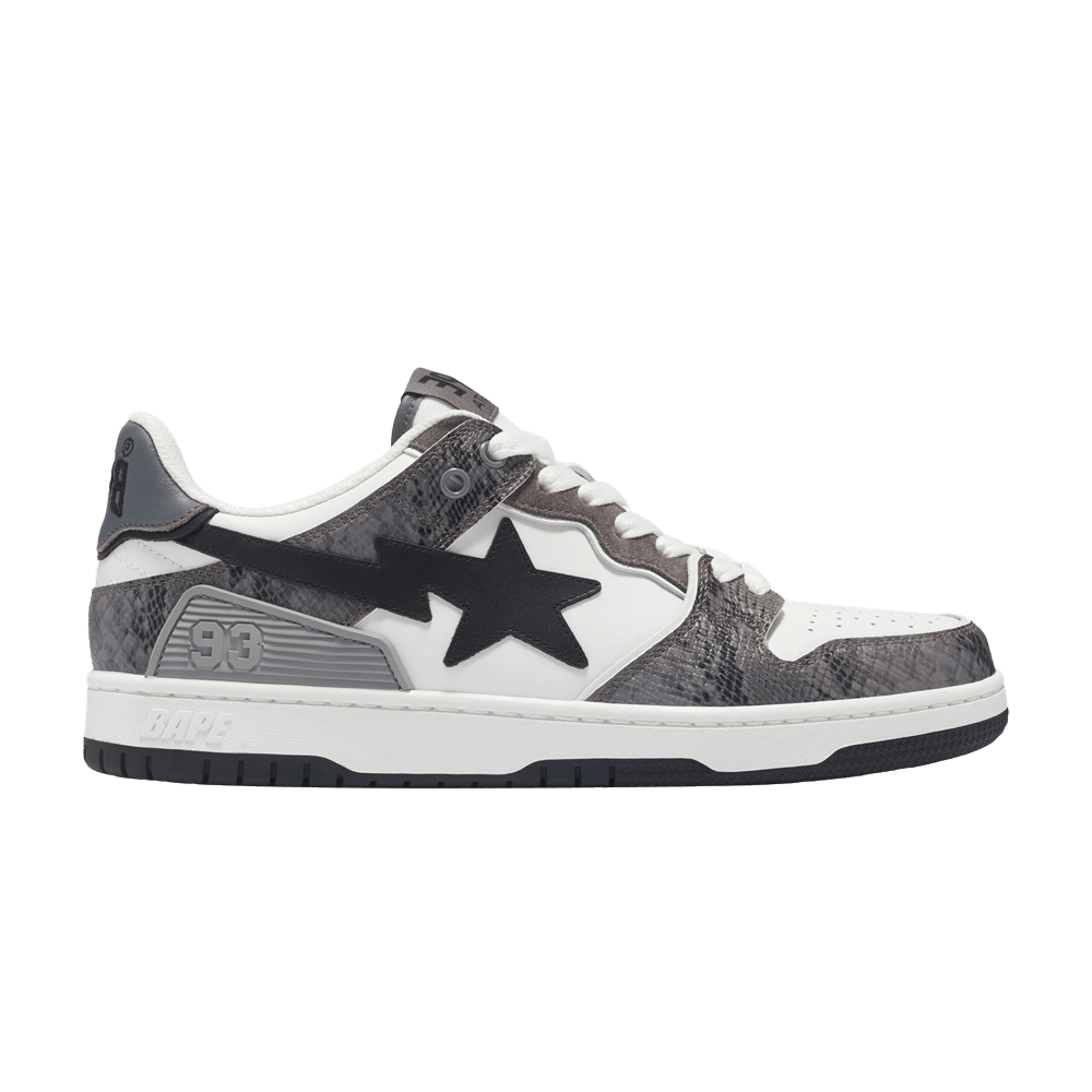 Кроссовки BAPE Wmns Sk8 Sta #1 'Black Snakeskin'