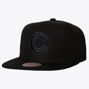 Mitchell-Ness-Black-Chicago-Cubs-TC-Bottoms-Snapback-Hat-300x300