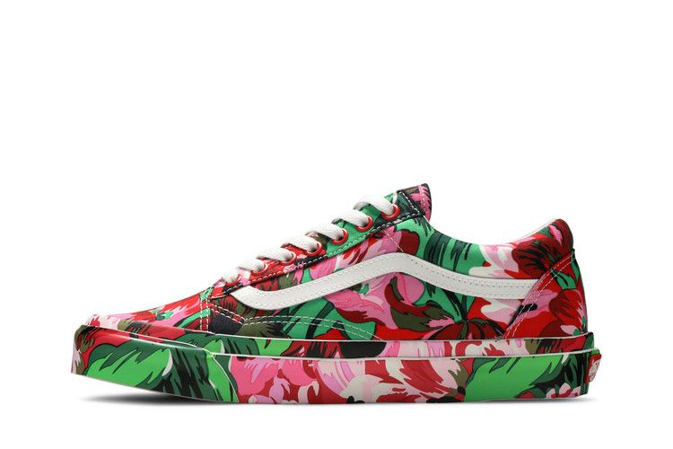 Кроссовки Vans Kenzo x OG Old Skool LX 'Floral Red'